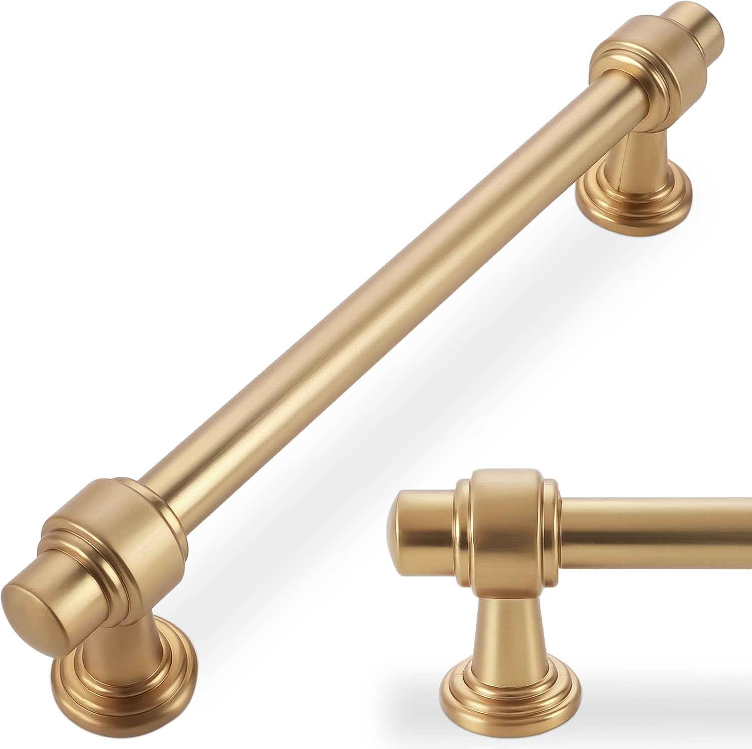 10-Pack 5-inch Champagne Bronze Cabinet Handles
