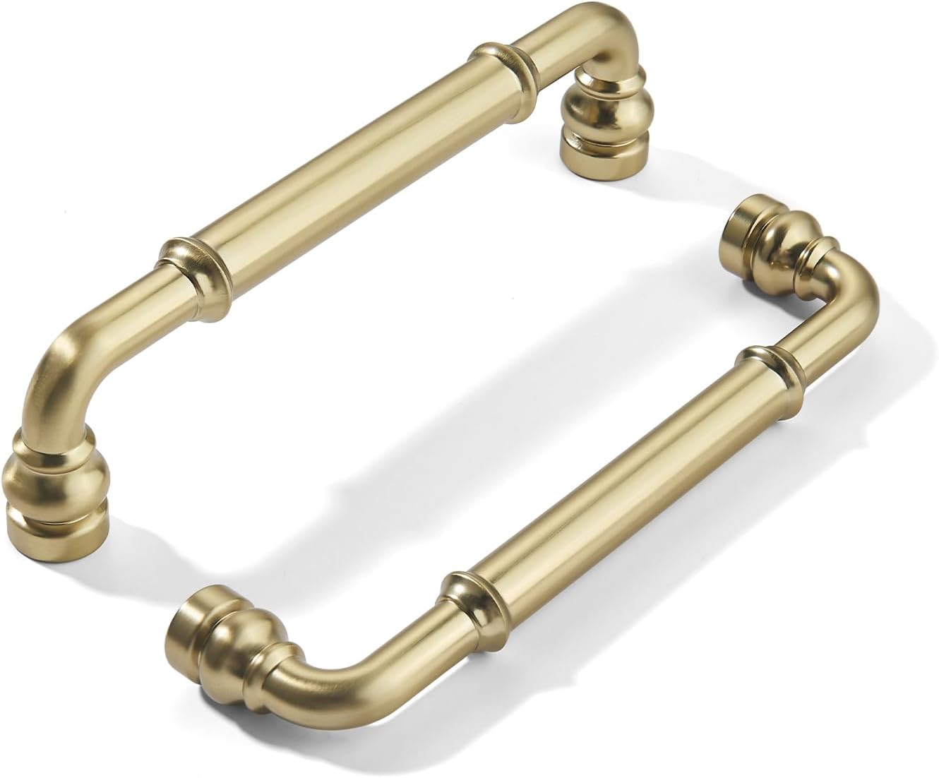 10-Pack 5-inch Champagne Bronze Zinc Alloy Cabinet Pulls