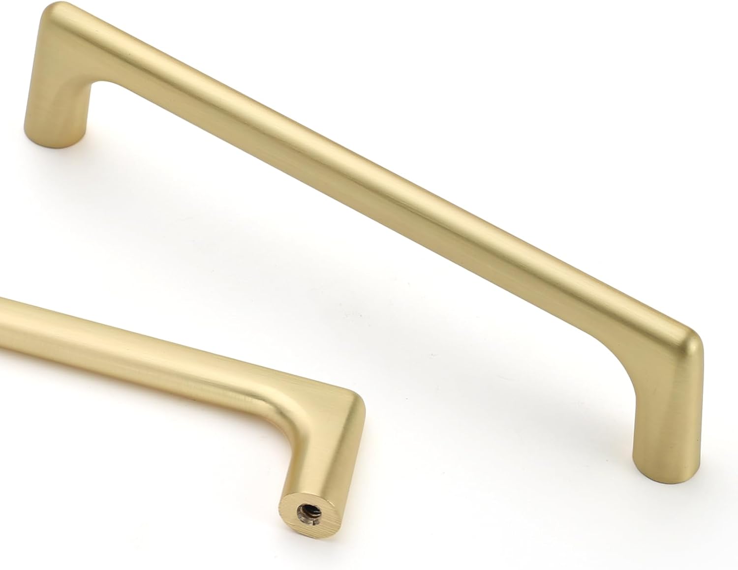 10-Pack Brushed Gold Cabinet Pulls, 5-inch, with Screws