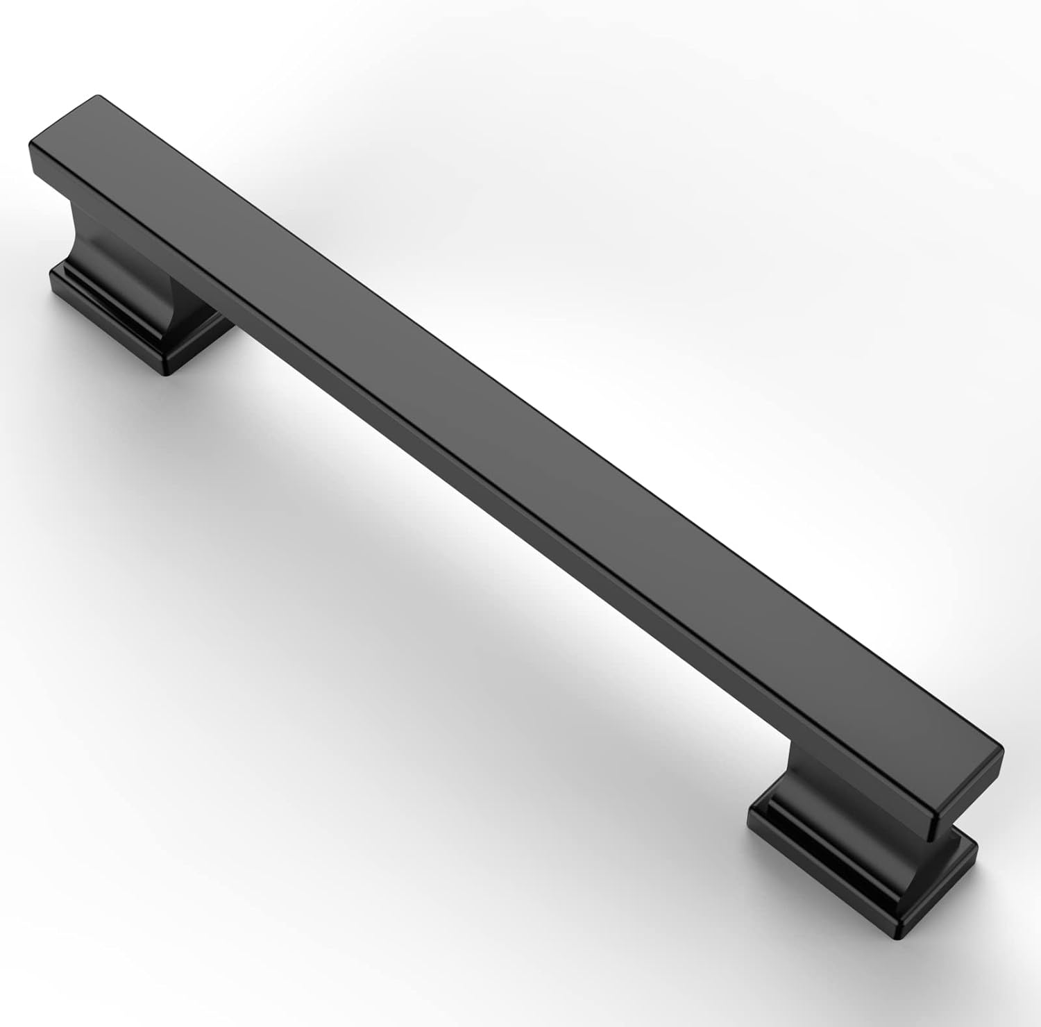 10-Pack Matte Black Cabinet Pulls, 5-inch Center to Center