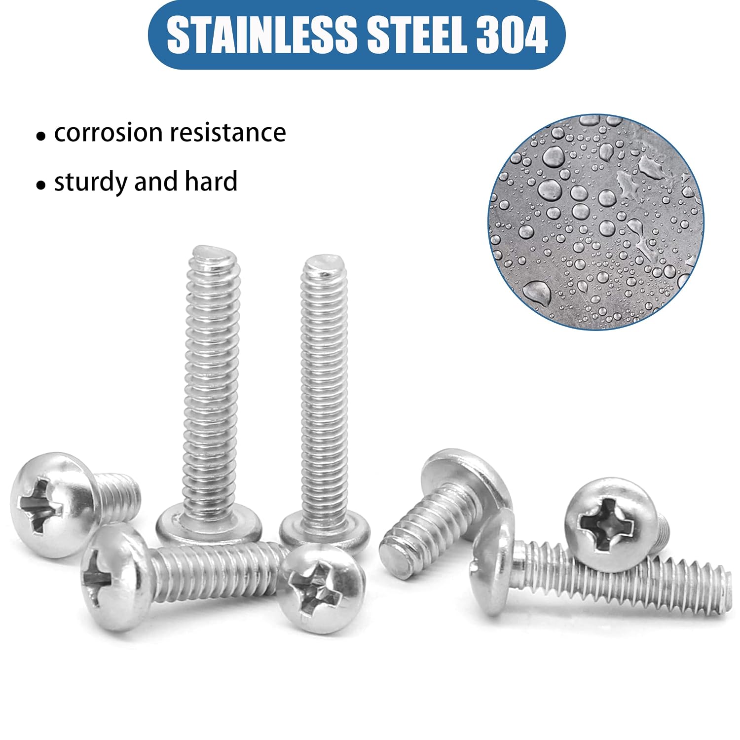 700-Piece Stainless Steel Screw, Nut, Washer Assortment Kit — view 4