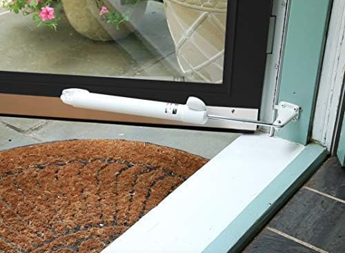 Dual Door Closer System, White, for Storm and Screen Doors — view 2